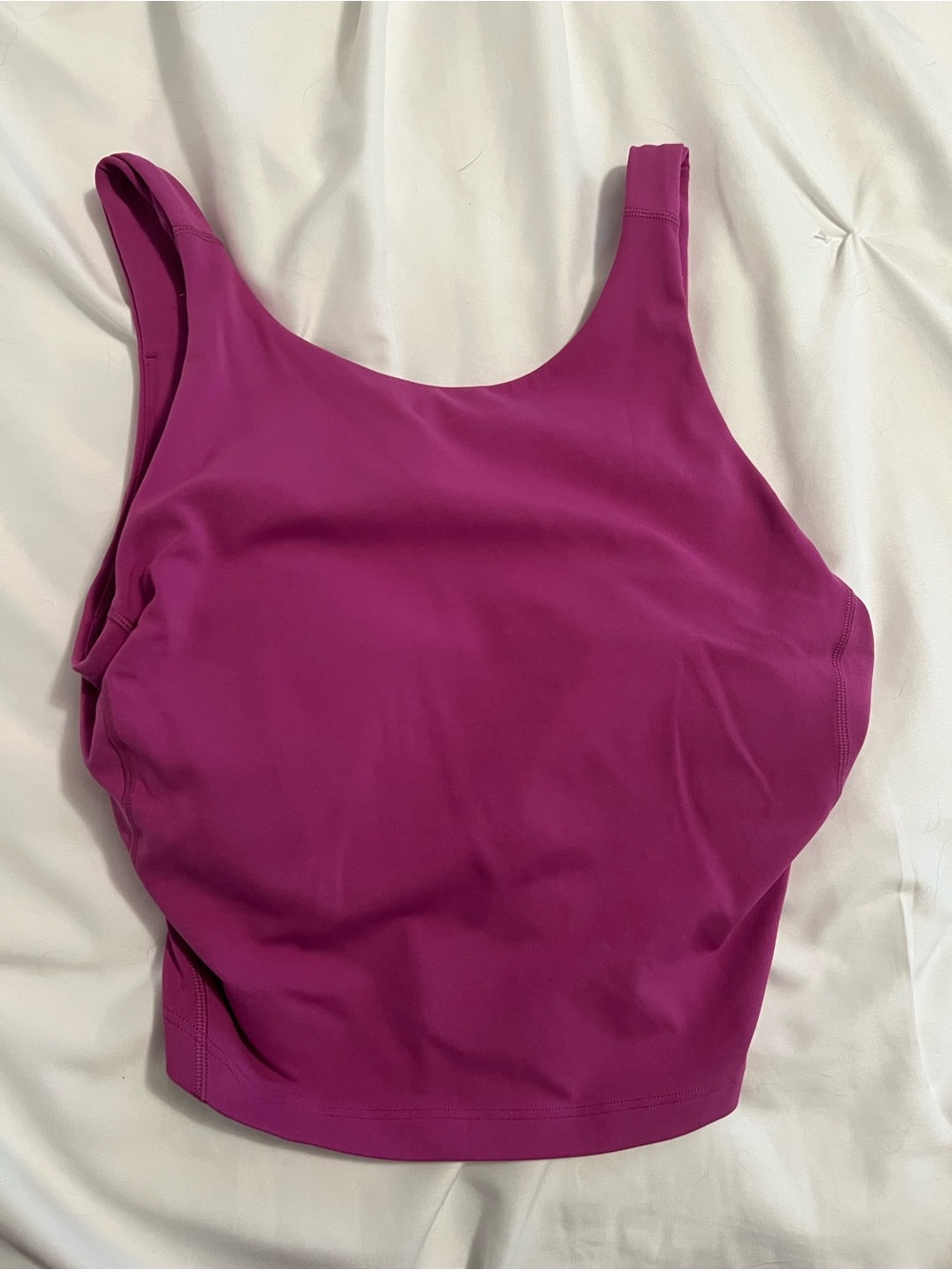 lululemon athletica magenta tank top